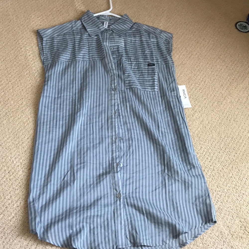 Blue light weight summer dress.